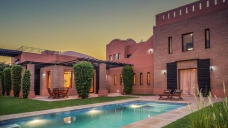 Marrakech : Villa d’architecte sur un magnifique Golf