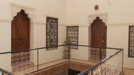 Traditional riad in the district of Dar el Bacha!