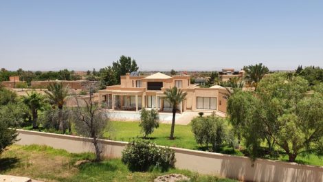 Californian style villa, twelve kilometers from Marrakech