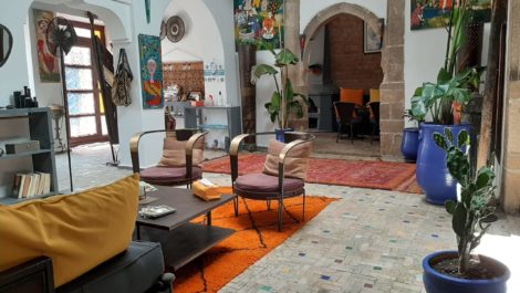 Essaouira: Riad guest house and art gallery in the heart of the medina