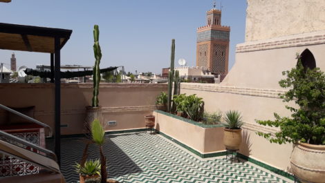 Pied à terre en duplex, très bien placé à la Kasbah, vue exceptionnelle