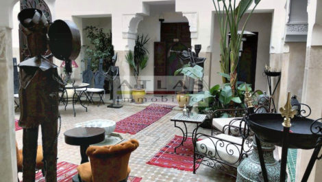 Charming and vast authentic riad with sober 19th century architecture