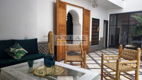 Marrakech: Riad completely renovated with a magnificent view of the Medina and Atlas
