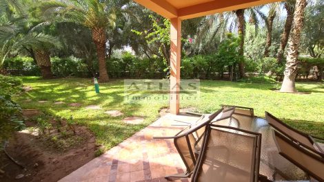 Marrakech: Palmeraie; Ground floor apartment