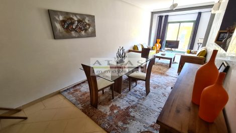 Marrakech: Furnished long-term rental – hypercentre Gueliz, 130 m², three bedrooms