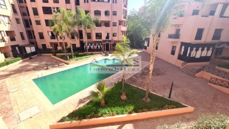 Marrakech : Appartement de deux chambres en location longue durée