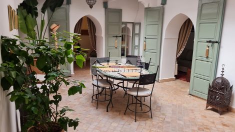Marrakech : Riad titré – central – idéal Airbnb