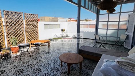 Essaouira : Magnificent penthouse located in the heart of the city.