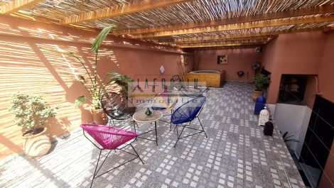 Marrakech : Appartement trois chambres de 157 m² exploité en Airbnb