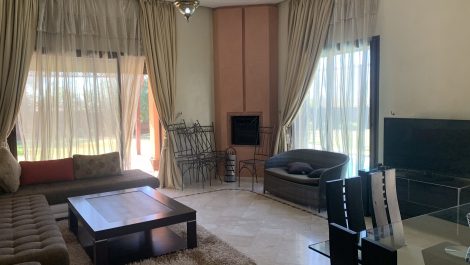 Marrakech : Villa de plain-pied à petit prix sur un jardin de 1000 m²