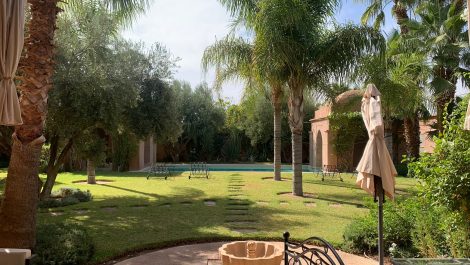 Marrakech : Villa Boccara on a plot of 1370 m²