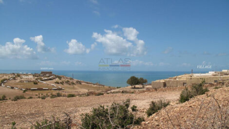 Title: 1,830 m² Sea View Plot for Sale – Iftane Beach, 1 Hour from Essaouira